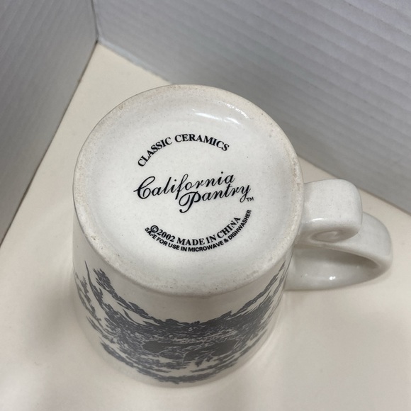 California Pantry Farmhouse Hen Rooster Design Mug Cup 2002 Vtg Classic Ceramic - Picture 6 of 10